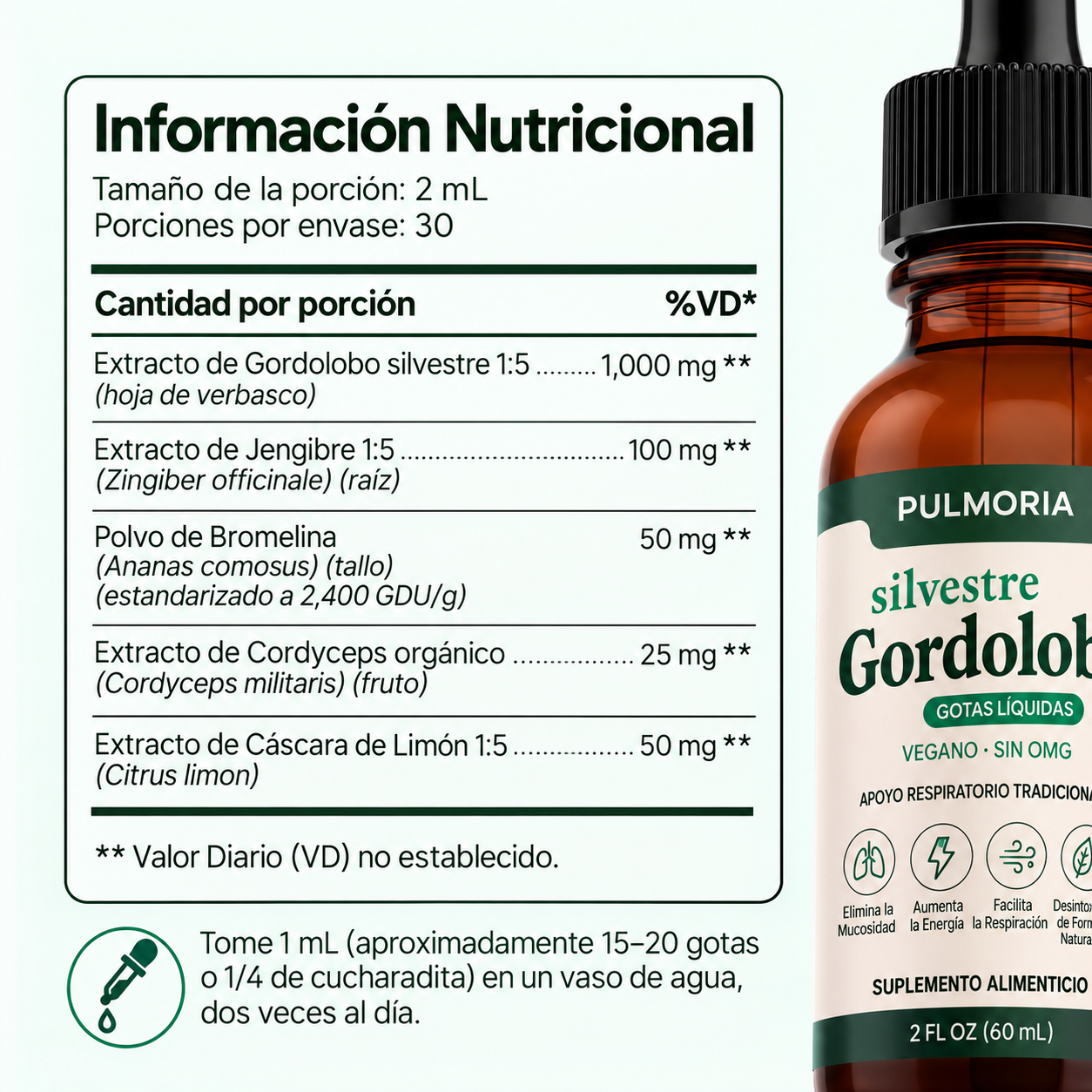 Pulmoria Gotas de Gordolobo
