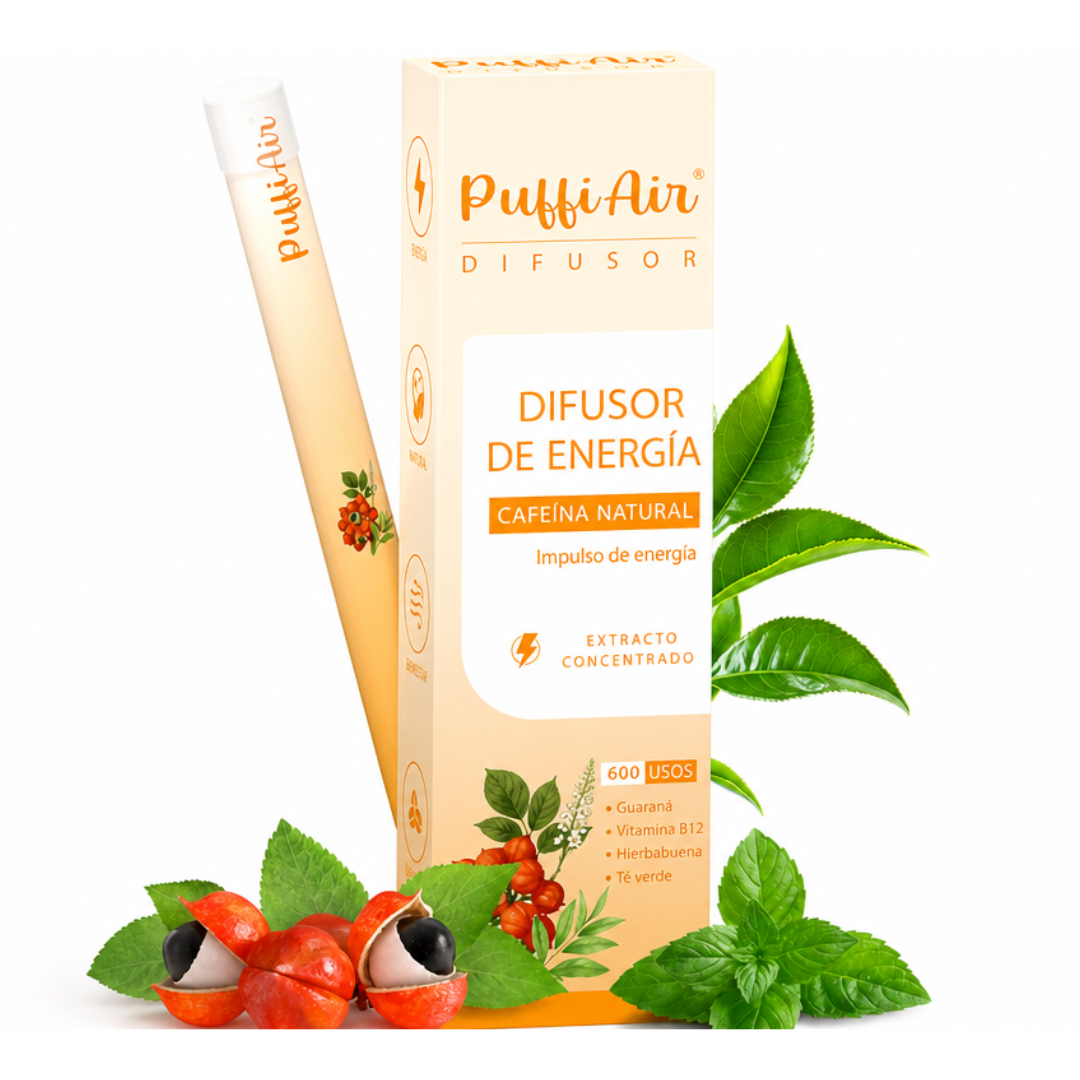 Difusor Herbal Energizante - Hasta 600 Inhalaciones