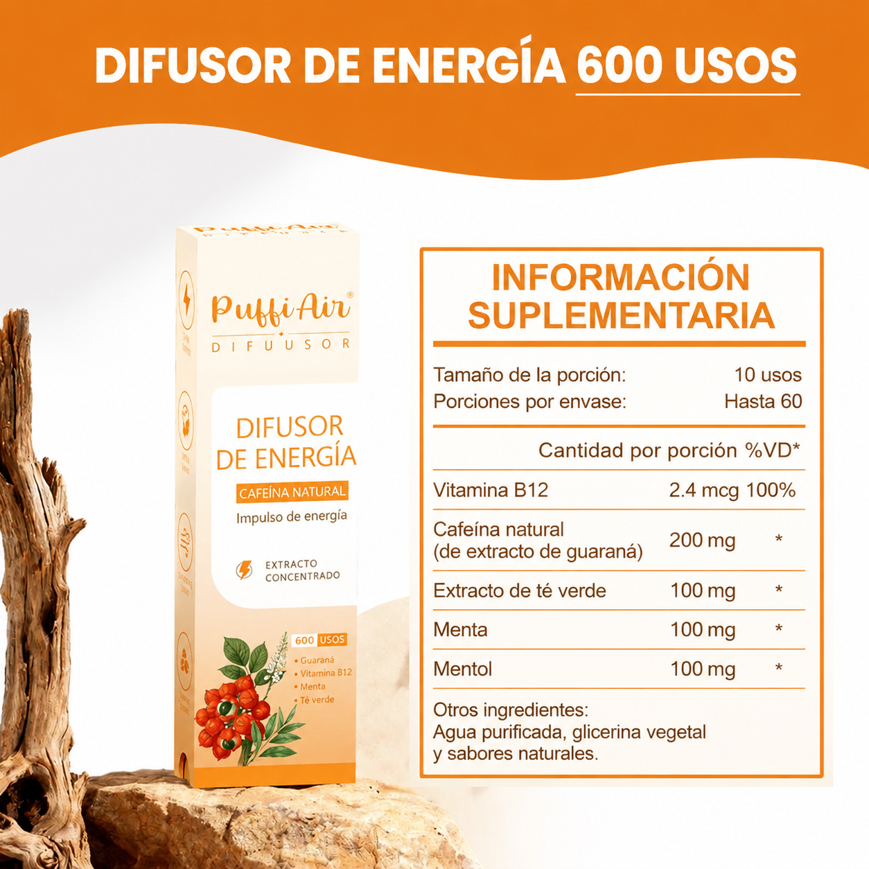 Puffi – Fórmula Natural 4 en 1 para Dejar el Vape.